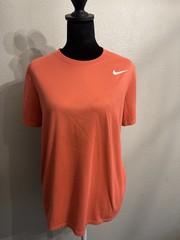 Nike Dri-FIT The Nike Tee Men’s Orange Crew Neck Short Sleeve Shirt L