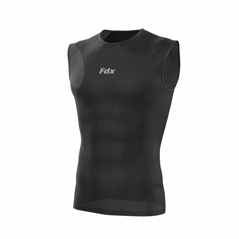 2PC Mens Sleeveless Cool Mesh Base Layer Lightweight Running fitness Cycling Top gallery