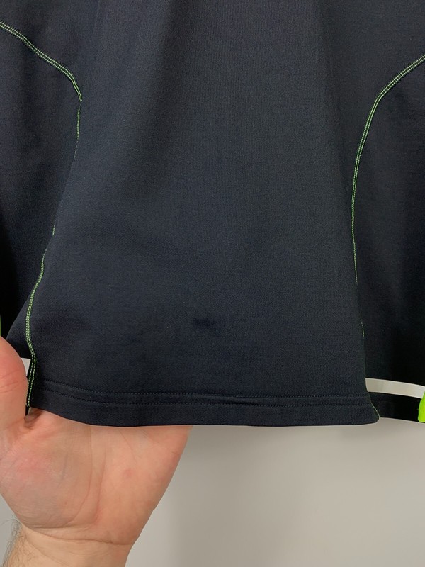 Mens Gore Runnig Wear Hafl Zip Long Sleeve Pullover Black Size M gallery