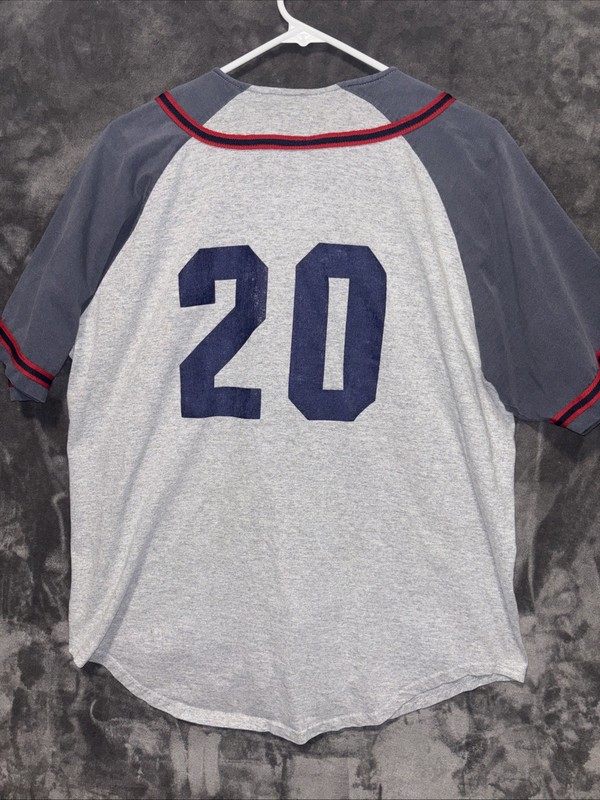 Vintage 90s Y2K Badger Sport Baseball Jersey Alternative Structures Men's L USA gallery