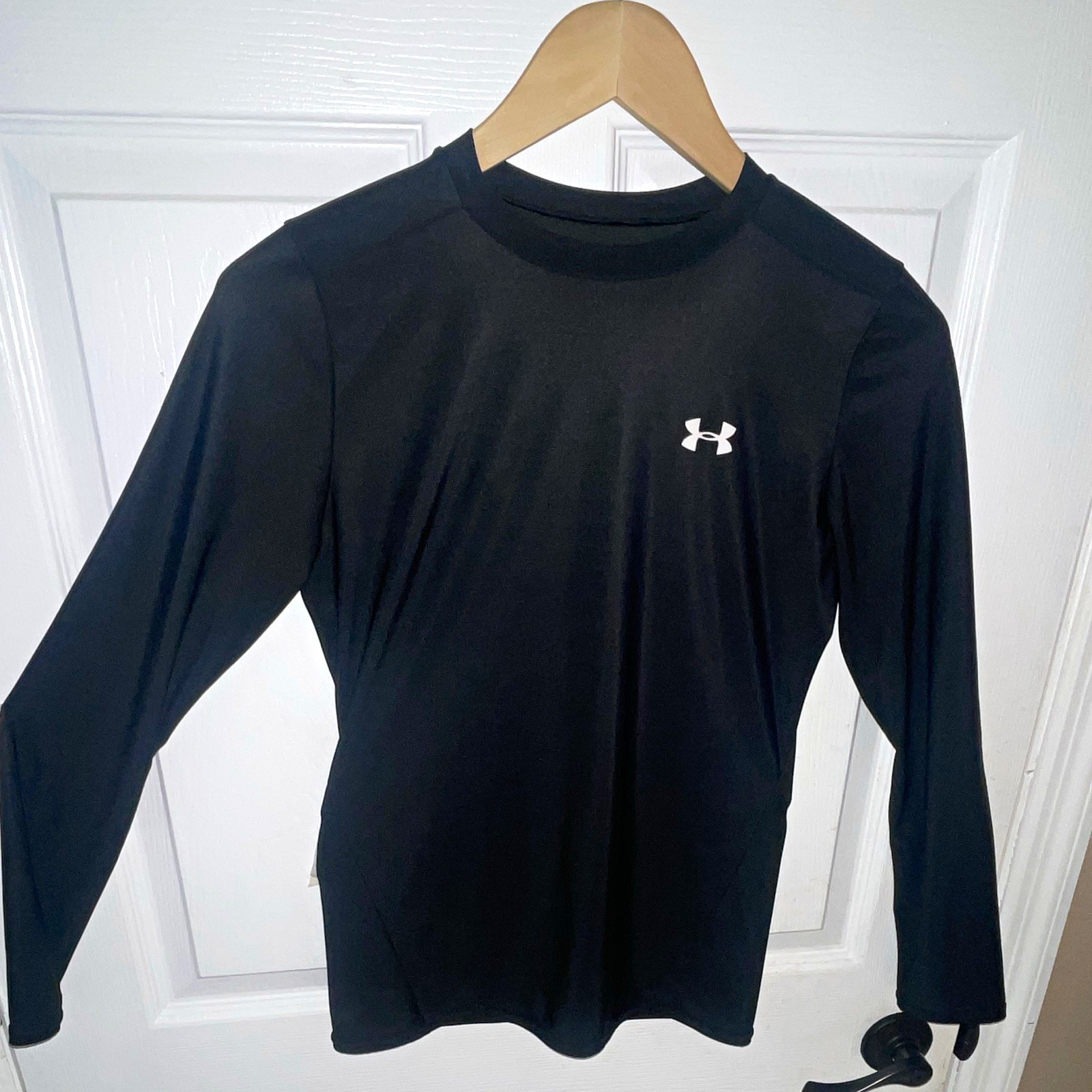 Under Armour HeatGear Compression Long Sleeve Crew Neck Shirt XXL Black gallery