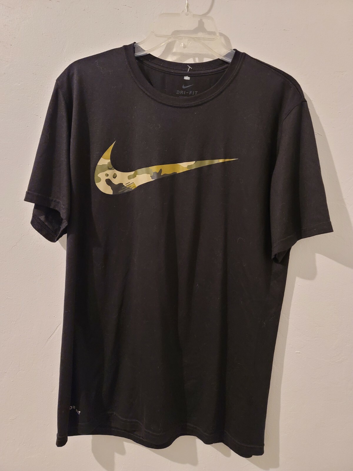 Nike Dry Fit Camo swish tshirt gallery