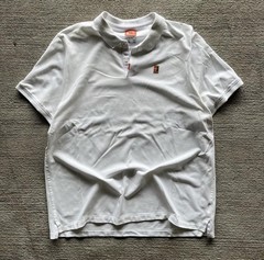 NIKE NIKECOURT HERITAGE TENNIS POLO SHIRT WHITE 943442 100 Size XXL