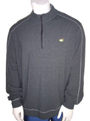 Masters Tech Mens XXL Heathered Gray LS 1/4 Zip Performance Pullover Augusta