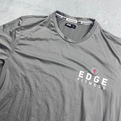 Barbell Apparel Mens Gray Edge Fitness Break Boundaries Gym T-Shirt Size Medium