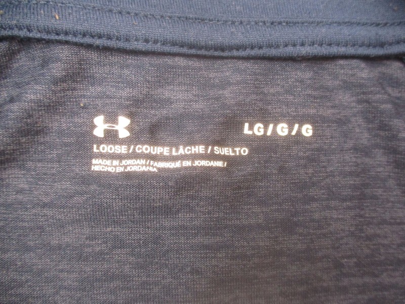 Under Armour Size L Mens Blue 1/4 Zip Long Sleeve Activewear Loose Pull Over 640 gallery