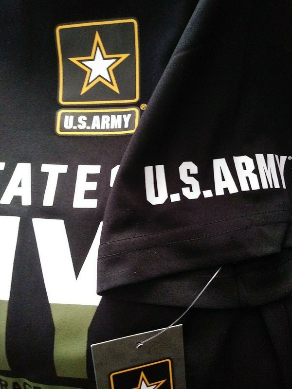 U.S. Army Strong Emblem Design Men's BLACK T-shirt STYLE GA34898001 SIZE XL NWT gallery