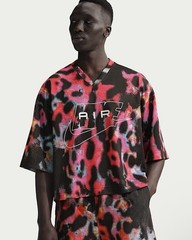 Nike Air Oversized Fit Running Training Gym Tennis Jersey IF1264-696 Men Large