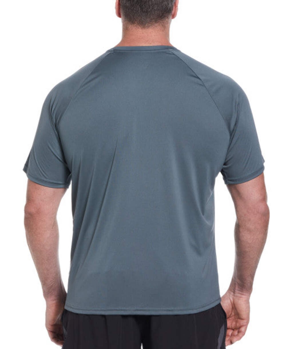 Nike Swim Men's Plus Size Short Sleeve Hydroguard Extended Iron Grey gallery