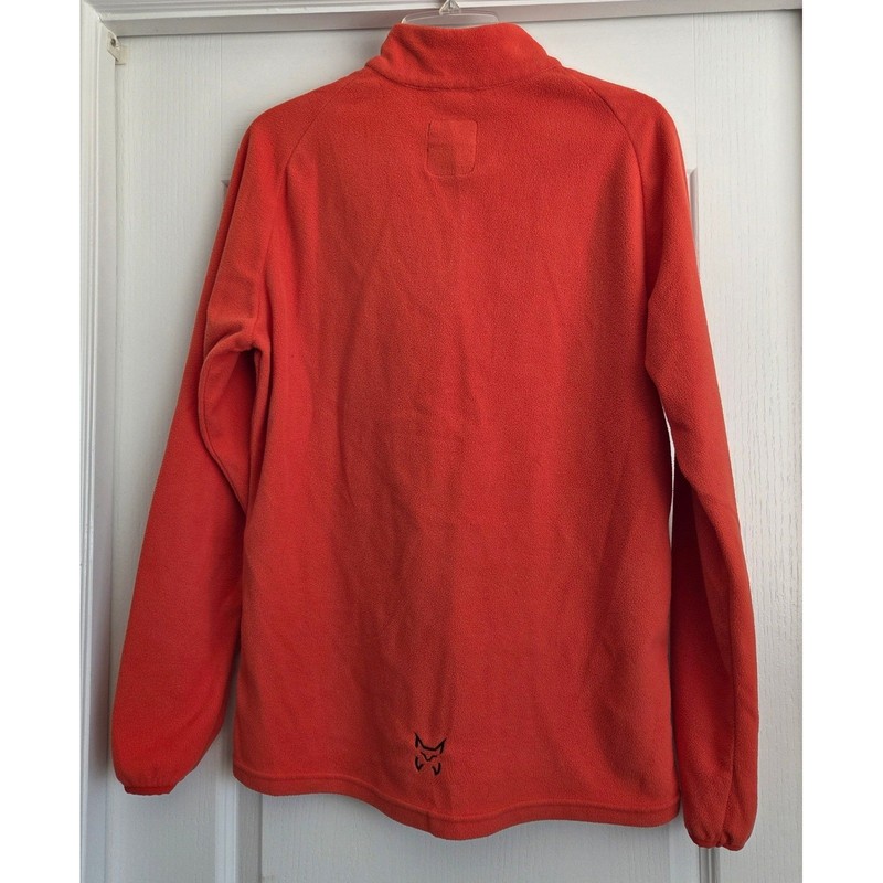 Altus Orange Fleece Quarter Zip Pullover Long Sleeve Top Size S Outdoor Hiking gallery