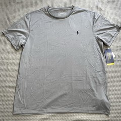 New Polo Ralph Lauren Performance Tee Shirt Large Men’s Gray Athletic Reflective