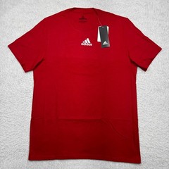 NWT Adidas Amplifier Short Sleeve Sportswear 100% Cotton Red T-Shirt Men’s M