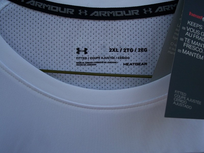 UNDER ARMOUR nwt white Heat Gear s/s Shirt~2XL~Fitted~UA~NEW~vented~ gallery