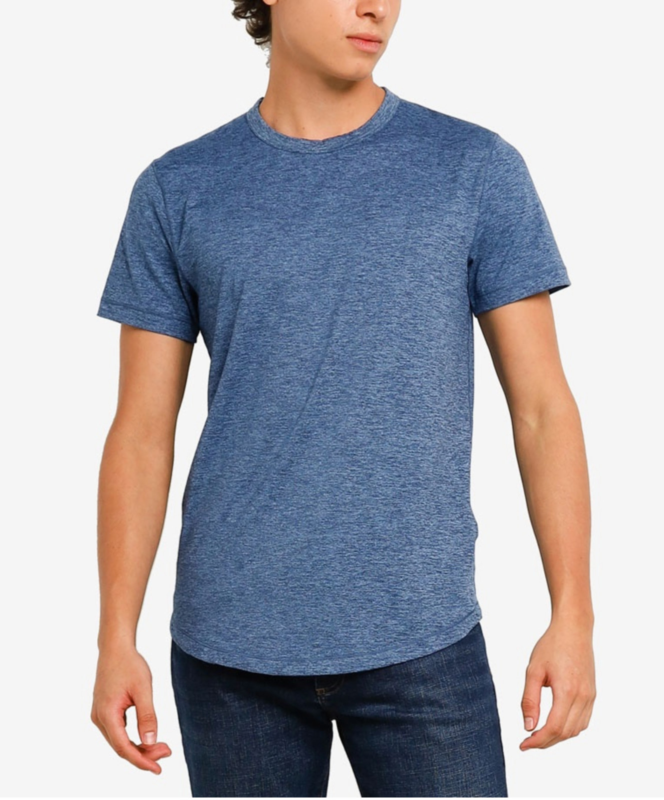 Abercrombie Men's Air Knit Curved Hem Short Sleeve Crew Tee gallery