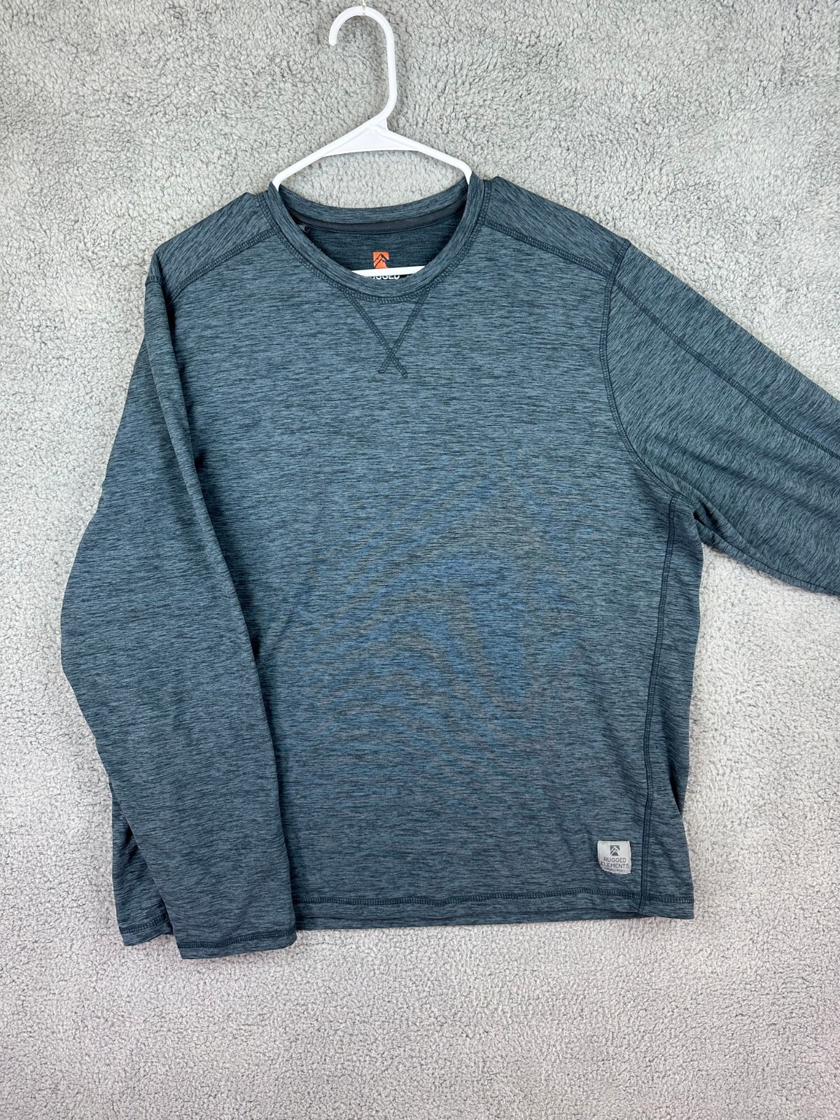 Rugged Elements Durable Utility Long Sleeve Shirt Men’s XL Gray Stretch Rugby gallery