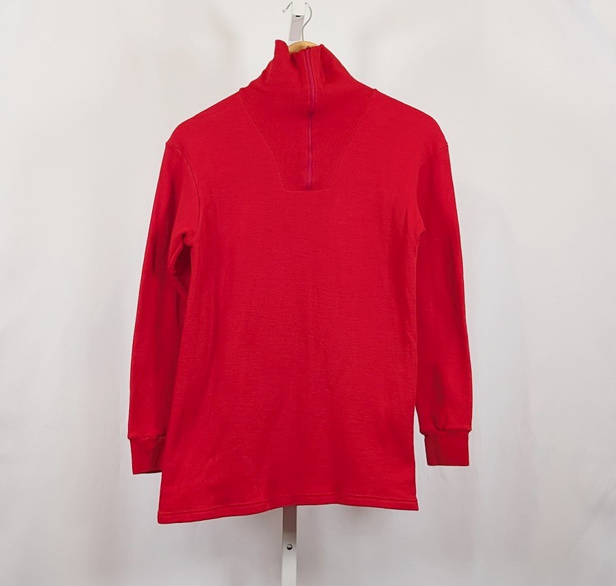 Vintage 80s Shirt Base Layer Red REI Meraklon Polypropylene Men's Size M gallery