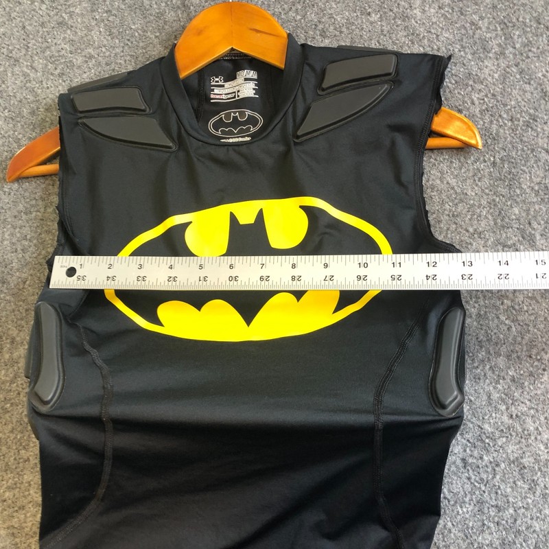 Under Batman Armour Shirt Mens Medium Black Padded Football Compression gallery