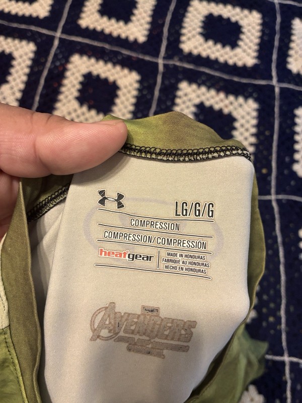 Under Armour Shirt Hulk Alter Ego Compression Marvel Avengers Age of Ultron L gallery