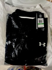 Under Armour Men’s UA Tech 1/2 Zip active Loose Long Sleeve Black sz LG/G