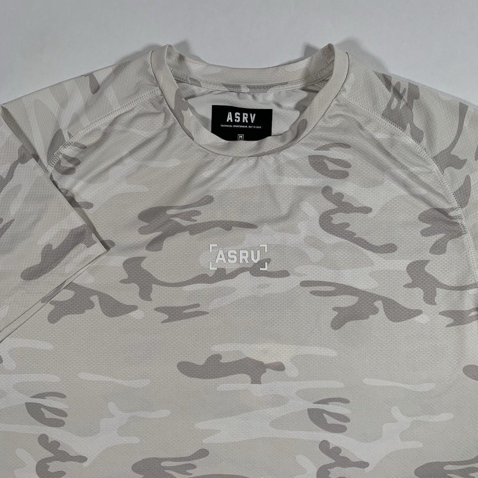 ASRV Silver-Lite Camo Shirt Stretch Performance Large Medium Camo Gym DSG-0164 gallery