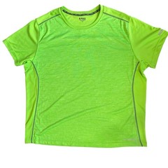 AND1 Neon Green “Stop Sweating Me” Performance Tee Big Men’s Size 3X Large