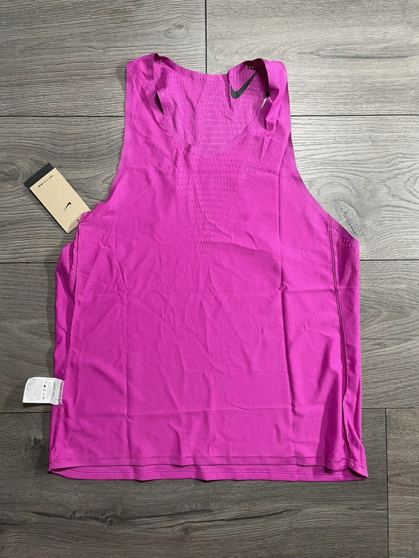 Nike Aeroswift Dri-Fit ADV Running Singlet Hot Fuchsia Men’s Size Large Slim New gallery