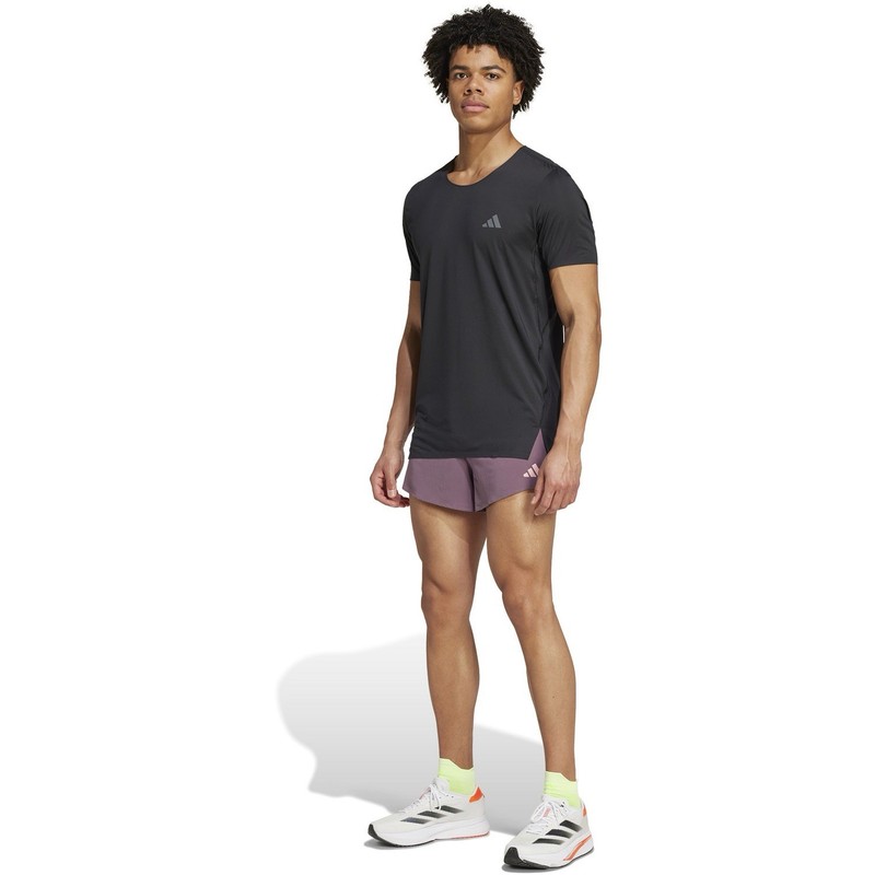 Adidas Adizero Running Pro Elite Track Black T-Shirt Mens Size Small gallery