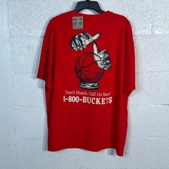Puma Men’s 1-800-Buckets Graphic T-Shirt – for All Time Red large