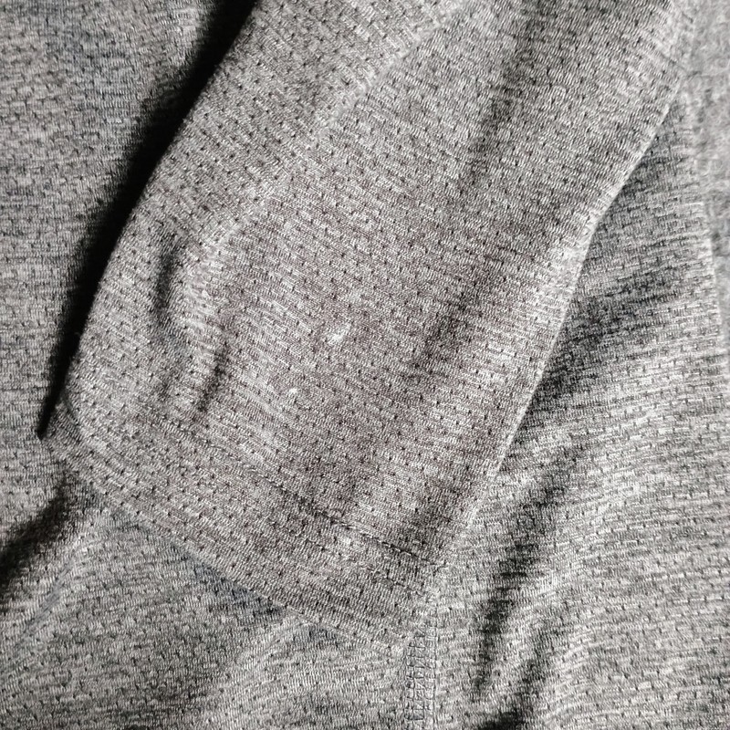 "Spyder Active Men's S Quarter Zip Pullover Gray ProWeb Sleeve Pocket S/P" gallery