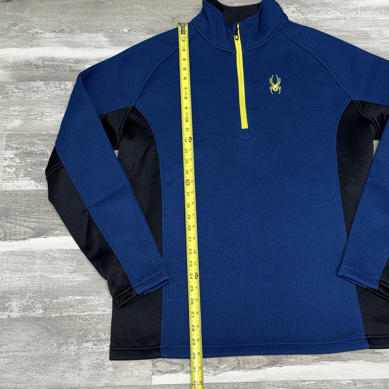 Spyder Outbound 1/2 Zip Jacket Men XL Blue Fleece Knit Active Outdoor Sweatshirt gallery