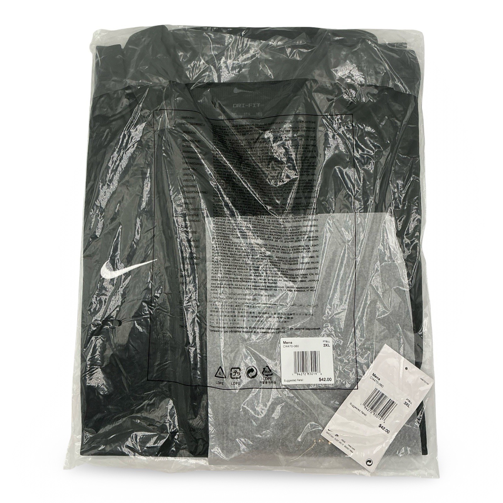 🔥NEW Nike Dri-FIT Polo Shirt – Men’s 3XL – Charcoal Grey – New With Tags gallery