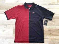 MEN’S NIKE TIGER WOODS ORIGINAL SLAM LOGO POLO SHIRT LOOSE FIT CZ5837 010 sz S