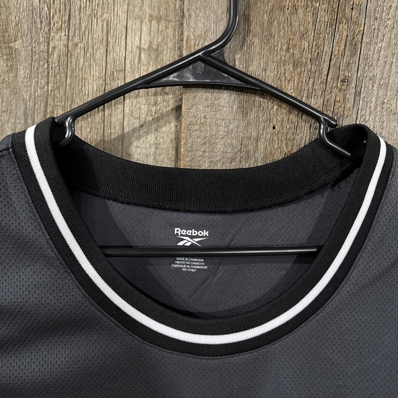 reebok ebony rise performance Black tank top mens XXL 2XL gallery