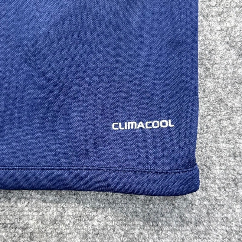 Adidas ClimaCool 1/4 Zip Pullover Mens XL Navy Blue White 3 Stripe gallery