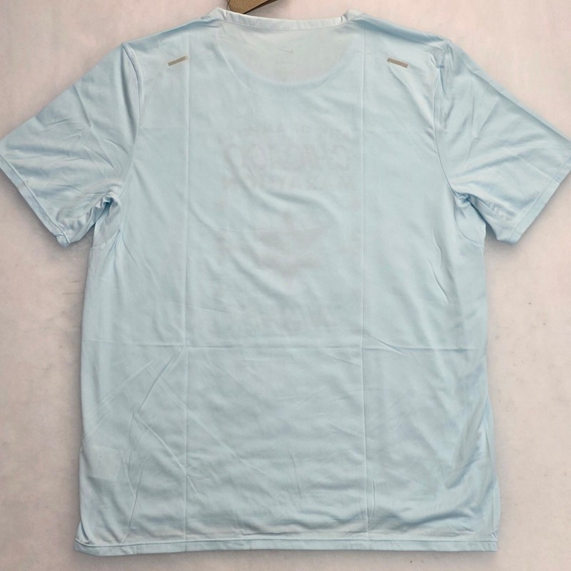 Nike Men's Dri-Fit Bank of America Chicago Marathon Running T-Shirt Size L Blue gallery
