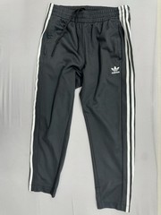 adidas Originals Track Pants Gray Mens M 3-Stripes Polyester