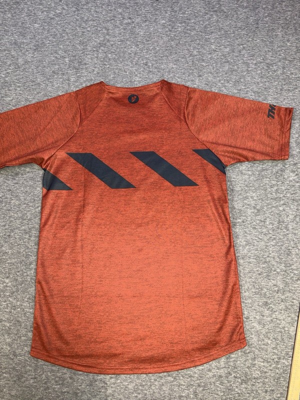THOR Assist Hazard Mens Size Large Short-Sleeve Jersey - Brick/Heather gallery