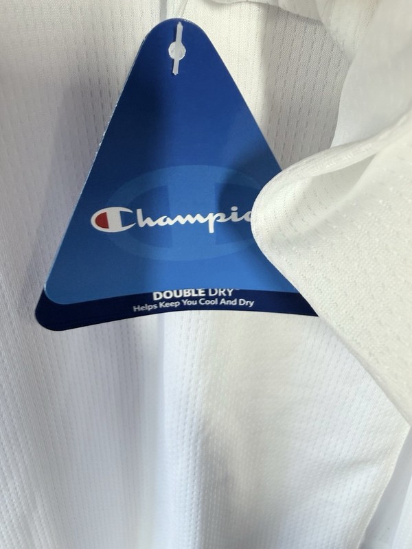 Champion Double Dry Men’s Medium White Long Sleeve Shirt Base Layer Workout NWT gallery
