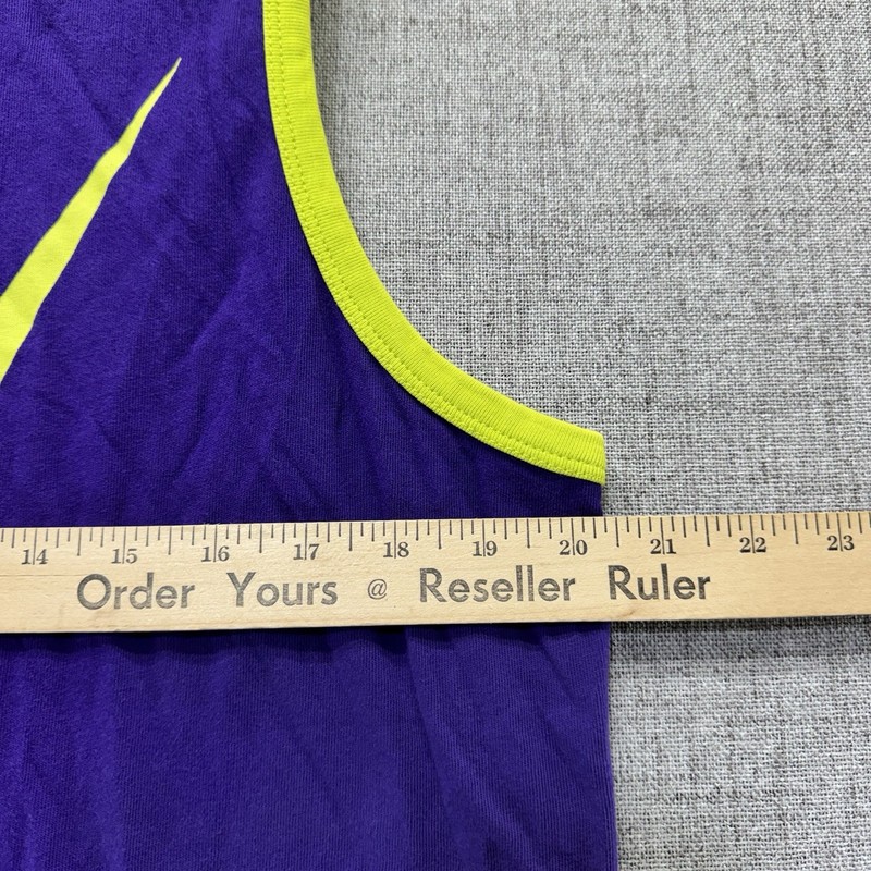 Vintage Nike Tank Top Mens Size Large Purple Swoosh Logo Athletic Workout Retro gallery