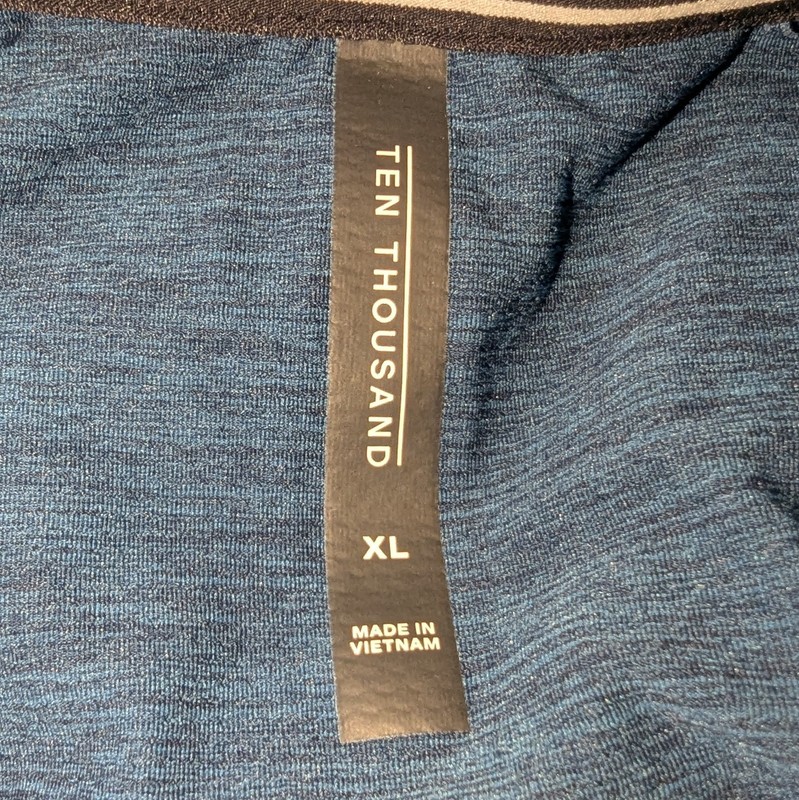 Ten Thousand Shirt Mens The Versatile Long Sleeve Activewear Size XL Blue gallery