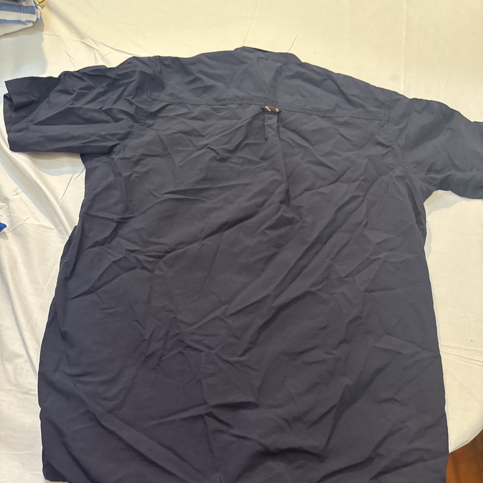 WRANGLER Blu Casual Button Shirt Men’s LARGE gallery