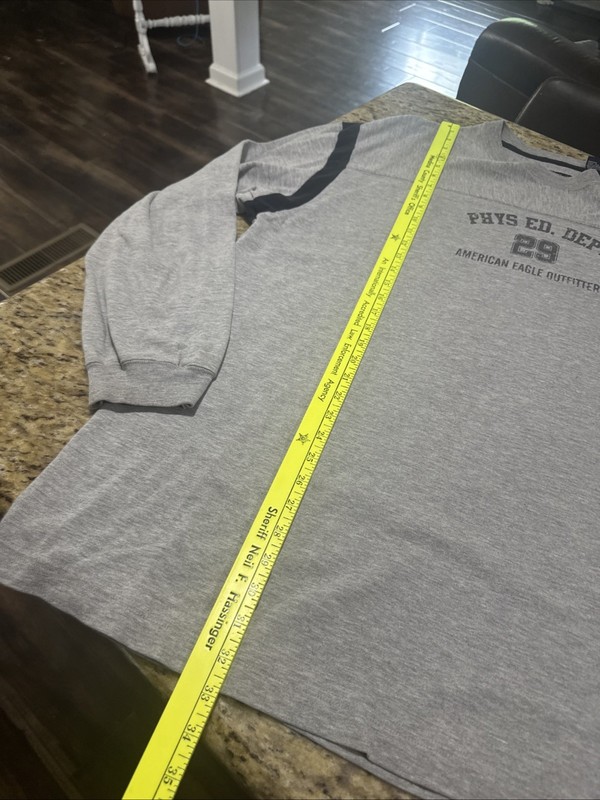 AE Performance heavy weight long sleeve shirt 2XL Grey Excellent Condition Cpix gallery
