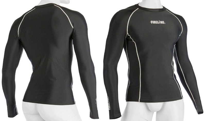 Long Sleeve or Sleeveless Compression Top Vest Black Beige Adult Kids FREE SOCKS gallery
