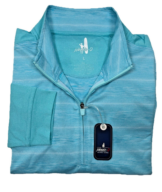johnnie-O Men's Golf Bert Performance 1/4 Zip Pullover Baja, Size L, NWT $128 gallery