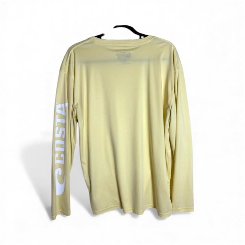 COSTA Men's XL Light Yellow Long Sleeve fishing shirt gallery