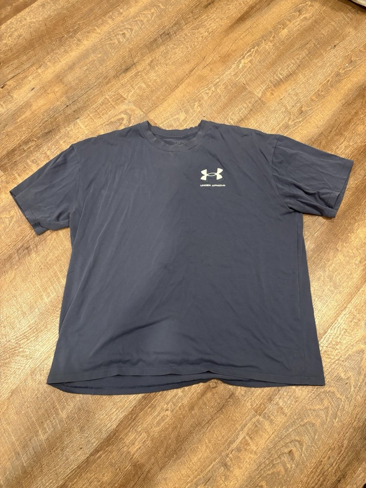 Under Armour Logo Performance Tee Men’s XL Blue Short Sleeve Shirt