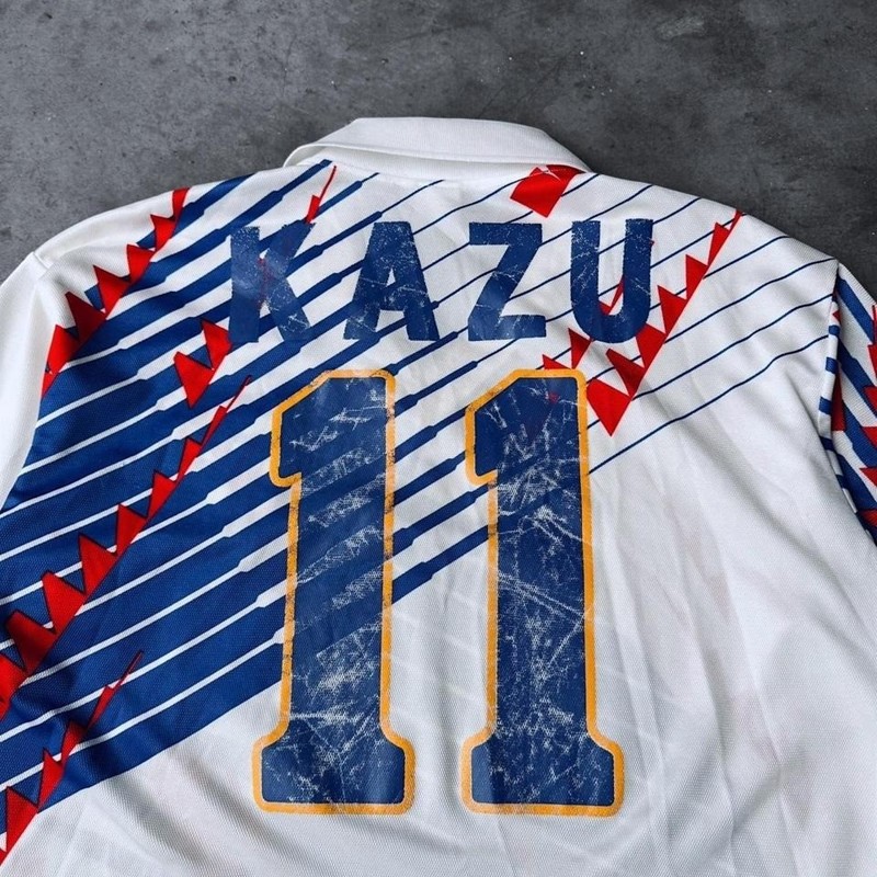 Vintage Puma 1993-1994 Japan Kazu Soccer Jersey Kazuyoshi Miura Mens Large gallery