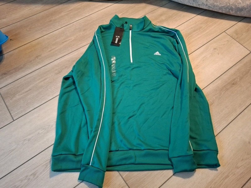 Adidas GOLF JACKET CELTIC GREEN Track TOP JACKET mens Z88203, XXL gallery