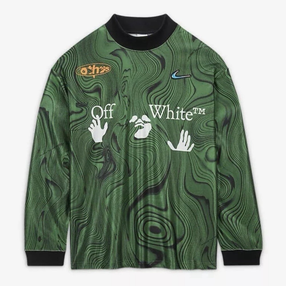 Nike x Off-White Allover Print Jersey Kelly Green FQ0998-389