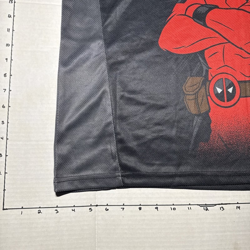 Marvel Deadpool Men’s Basketball Tank-Top Jersey, Size X-Large, New! Polyester ￼ gallery